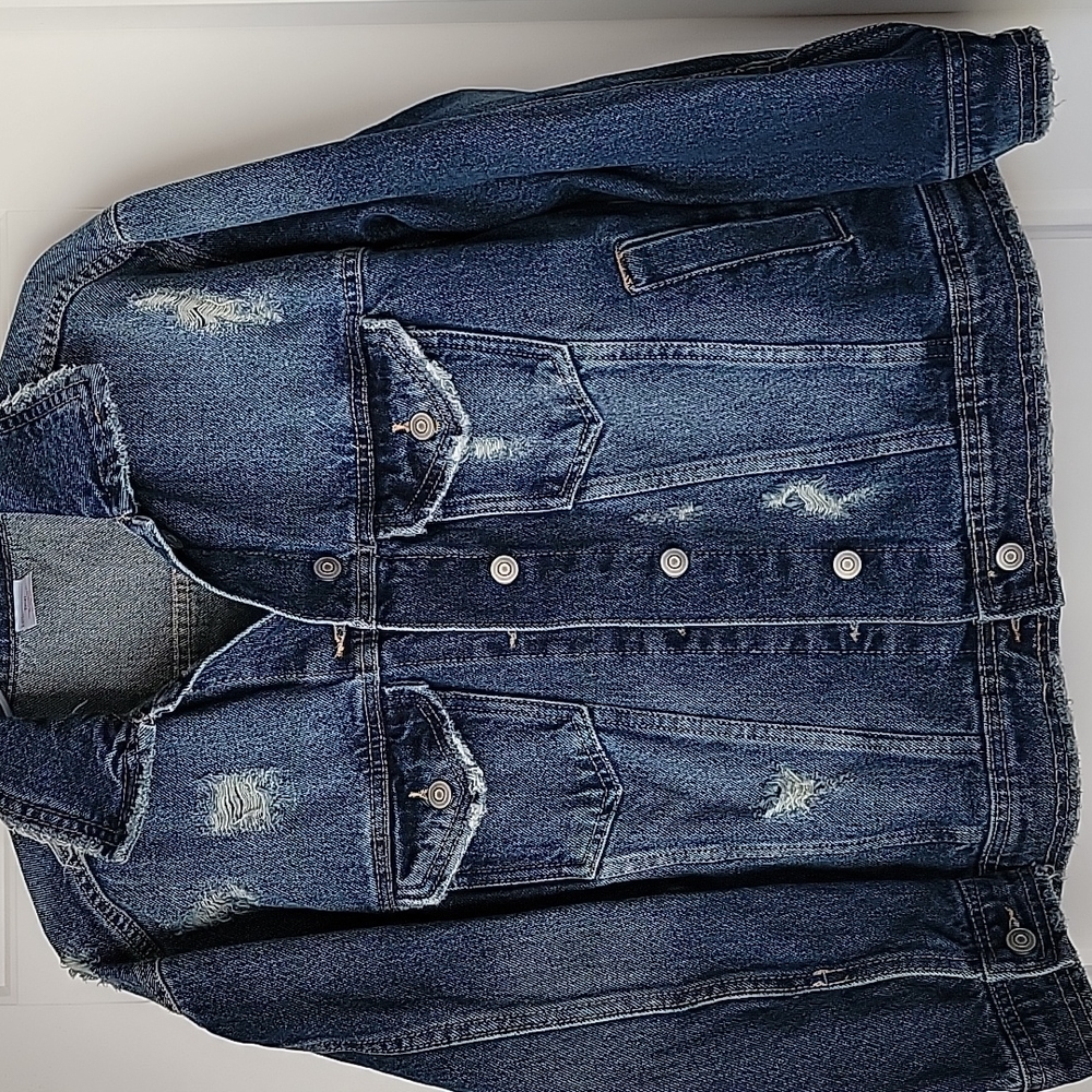 Button up No Boundries jean jacket never been worn